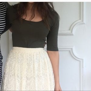 Olive green bodysuit!